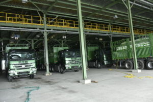 DSC 1896, Some of Dangote Fertilizer Trucks Being  Loaded with Products at the Loading Bay  of the Plant, During the Dangote  Fertilizer Plant  Projects, Trucks Out of Dangote Fertilizer Products  to Market, Lekki Lagos on Friday 11th  June 2021