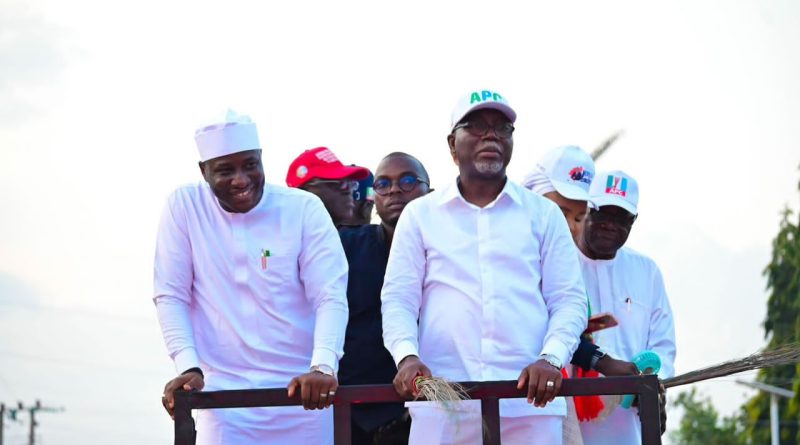 APC Welcomes Former PDP Leaders As Aiyedatiwa Campaigns In Akoko Northeast