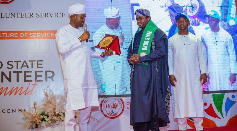 Ondo Government Honours Ikubese With Volunteer Ambassador Award