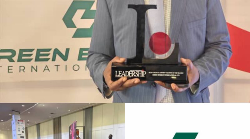 Green Energy Emerges Oil & Gas Local Content Company Of The Year 2025