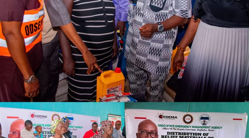 Ondo Govt Distributes Relief Materials to Flood Victims in Riverine Communities