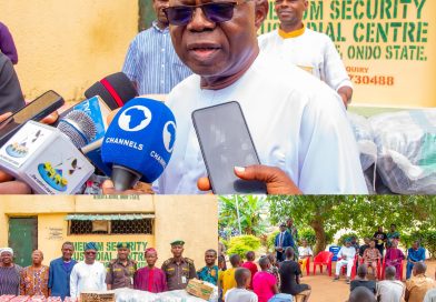 Adelami Takes Message of Hope, Skills Acquisition to Akure Correctional Centres