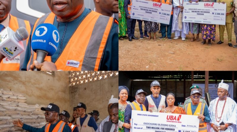Ondo Begins Distribution of Relief Materials, Cash Support to 7,000 Disaster Victims